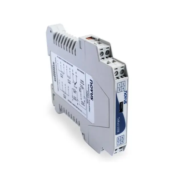 TxRail-USB DIN rail temperature transmitter 4-20mA and 0-10 Vdc out ...